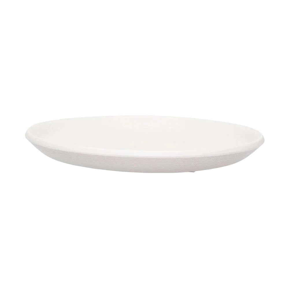 Kartell Trama Set Of 4 Dinner Plates, Light Grey