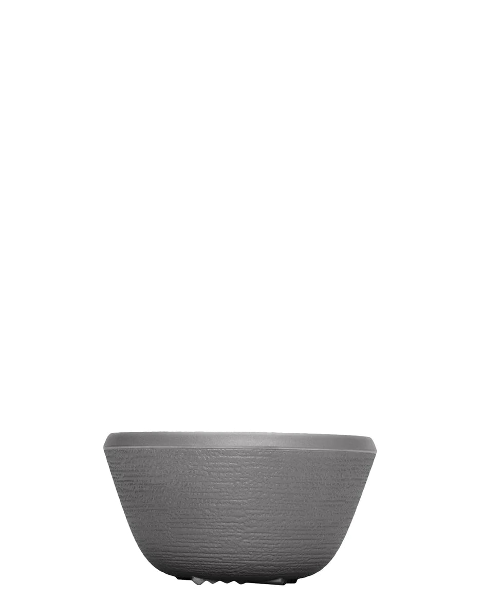 Kartell Trama Set Of 4 Small Bowls, Charcoal