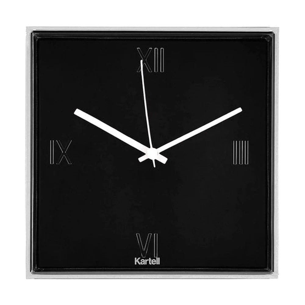Horloge Kartell Tic & Tac, noir