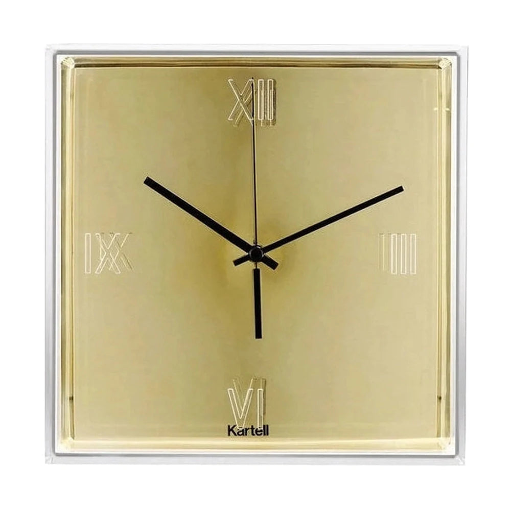 Kartell Tic&Tac Clock, Gold