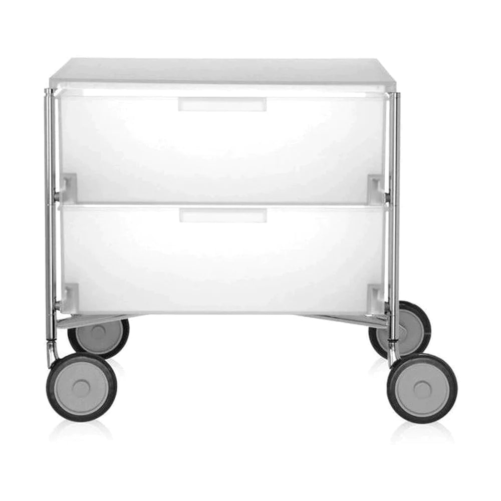 Kartell Mobil 2 Drawer With Wheels, Ice