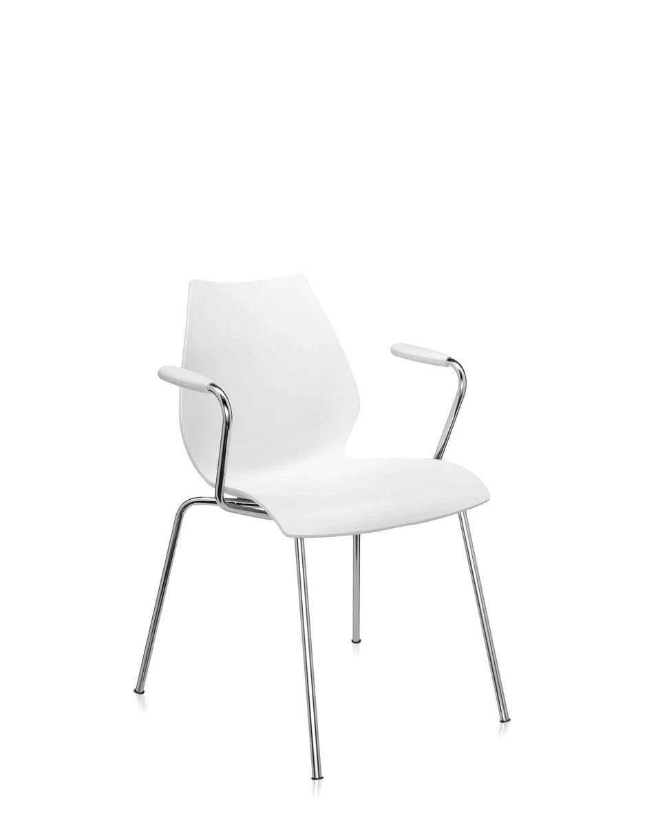 Fauteuil Kartell Maui, blanc zinc