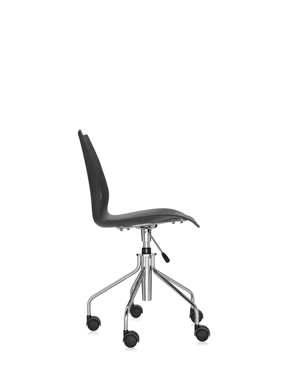 Kartell Maui Swivel Chair, Charcoal