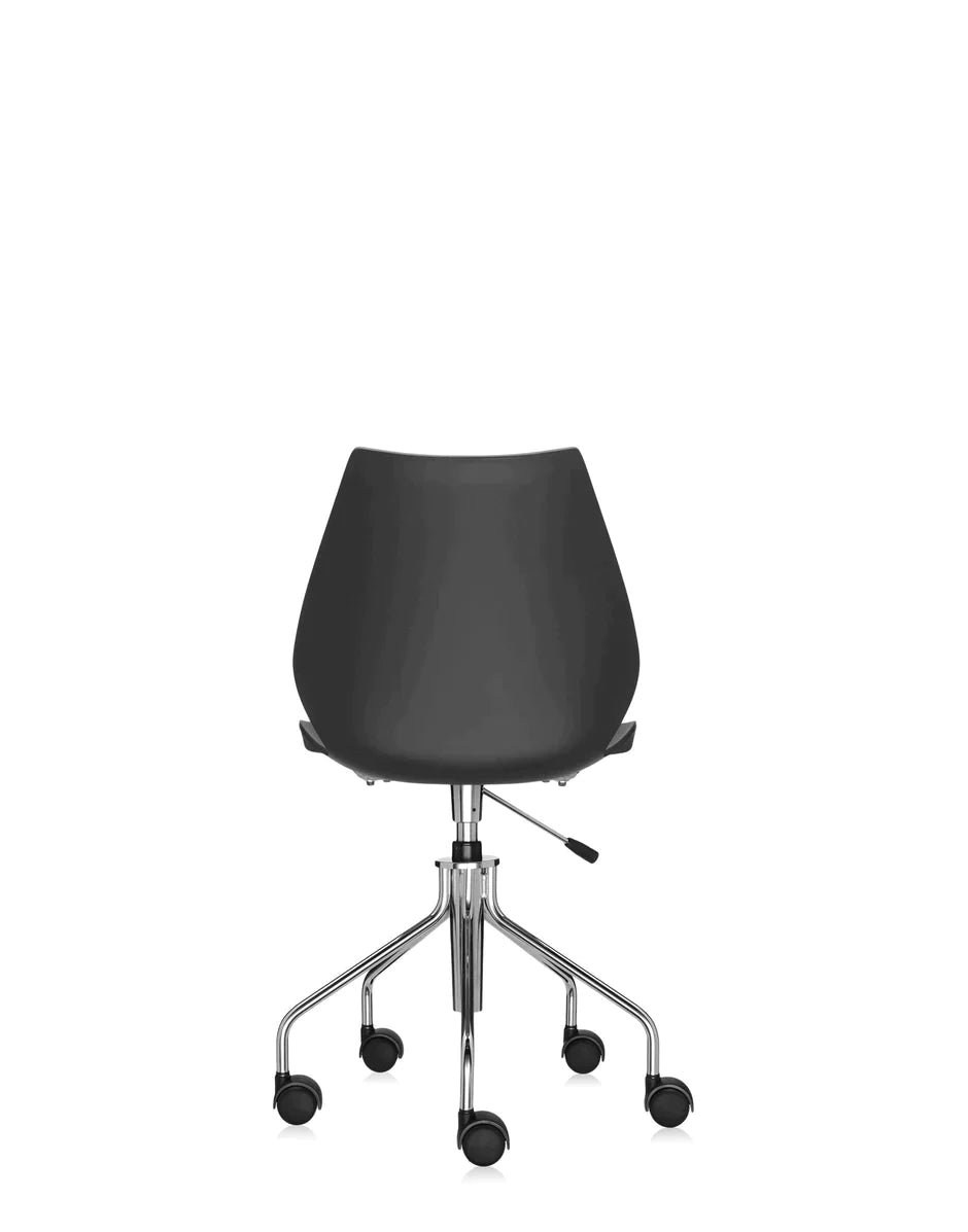 Kartell Maui Swivel Chair, Charcoal