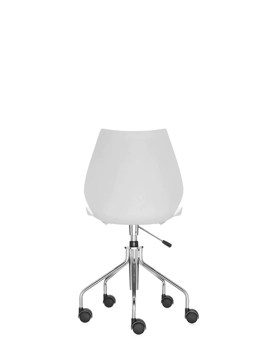 Chaise pivotante Kartell Maui, White de zinc