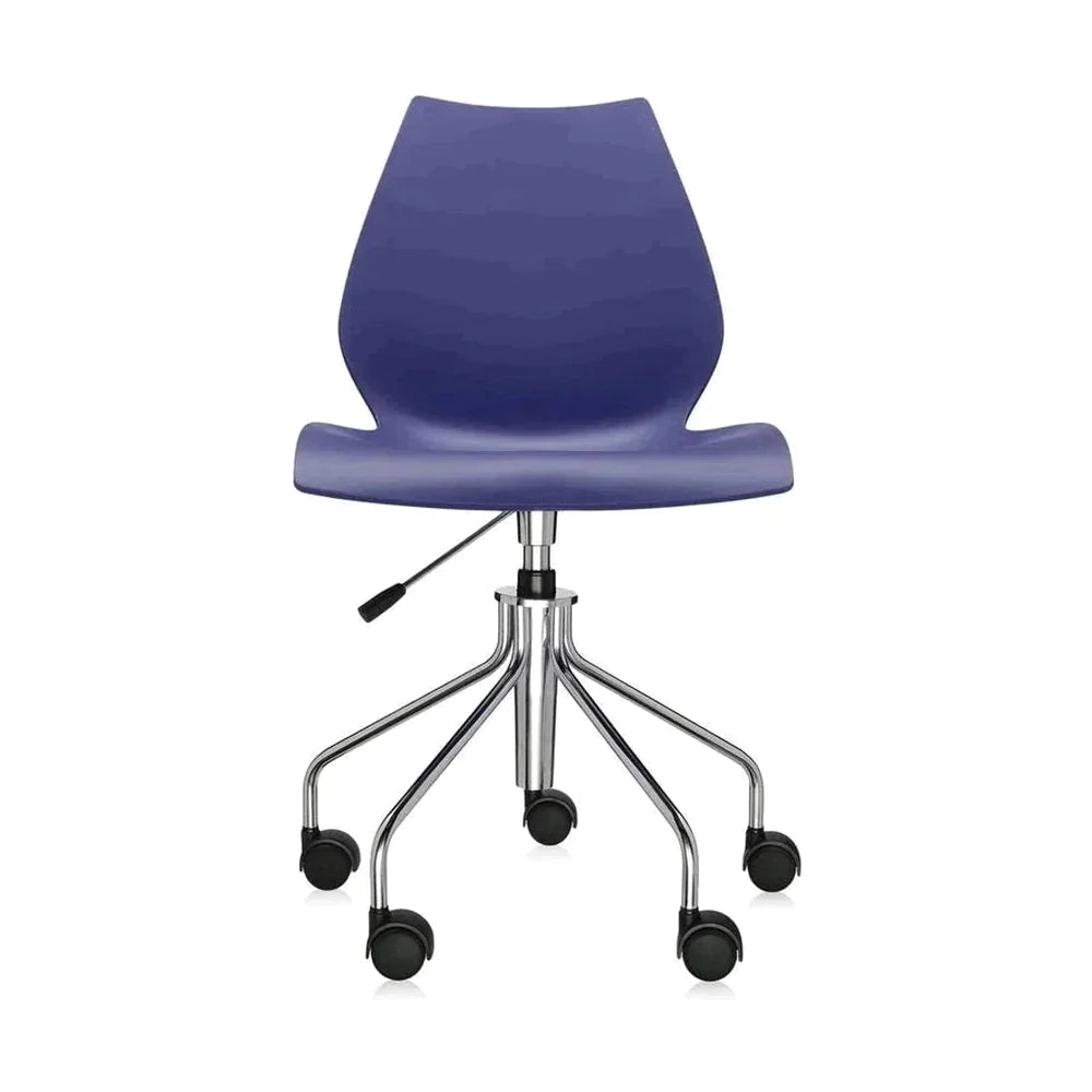 Kartell Maui Swivel Chair, Navy Blue