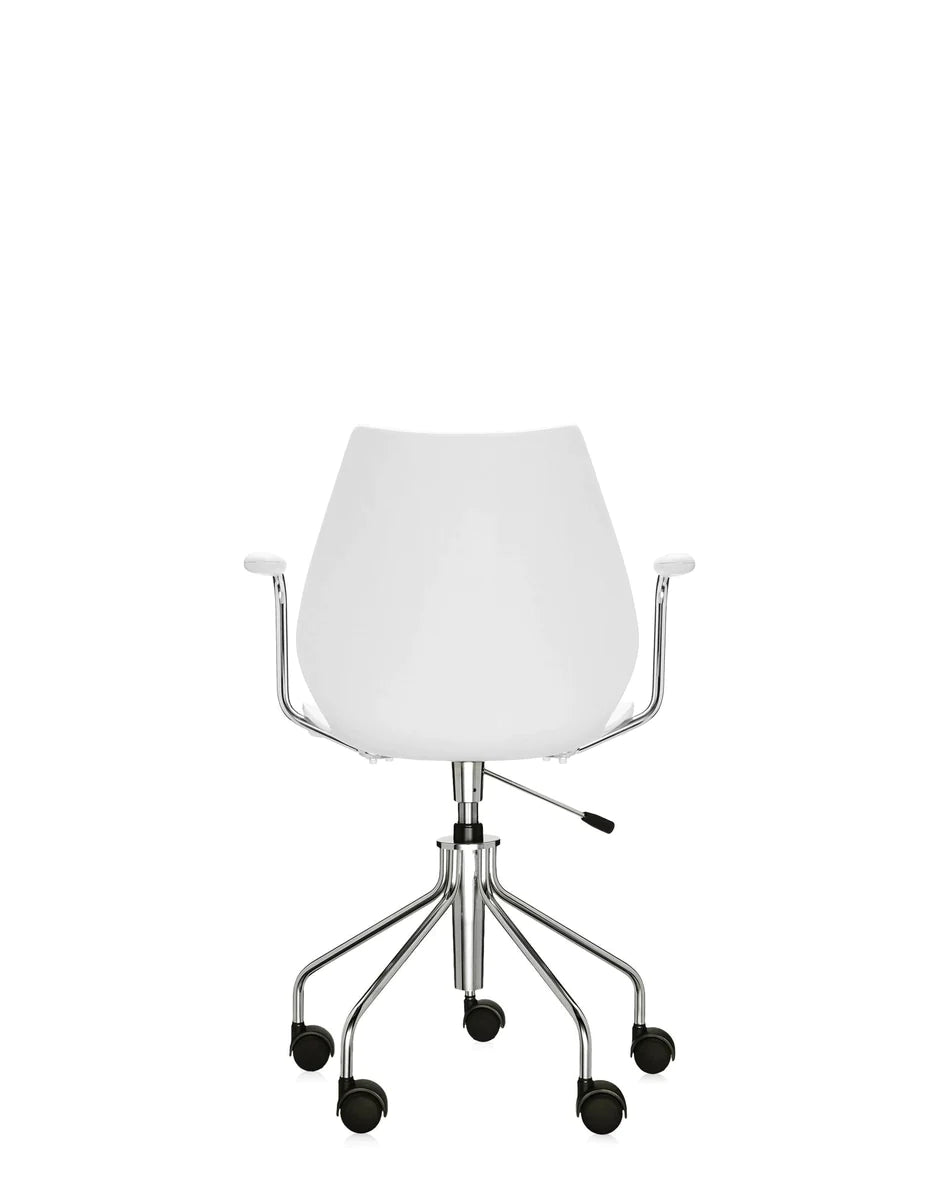 Kartell Maui Swivel fåtölj, zinkvit