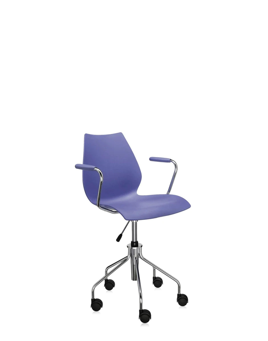 Kartell Maui Dreh Sessel, Marineblau