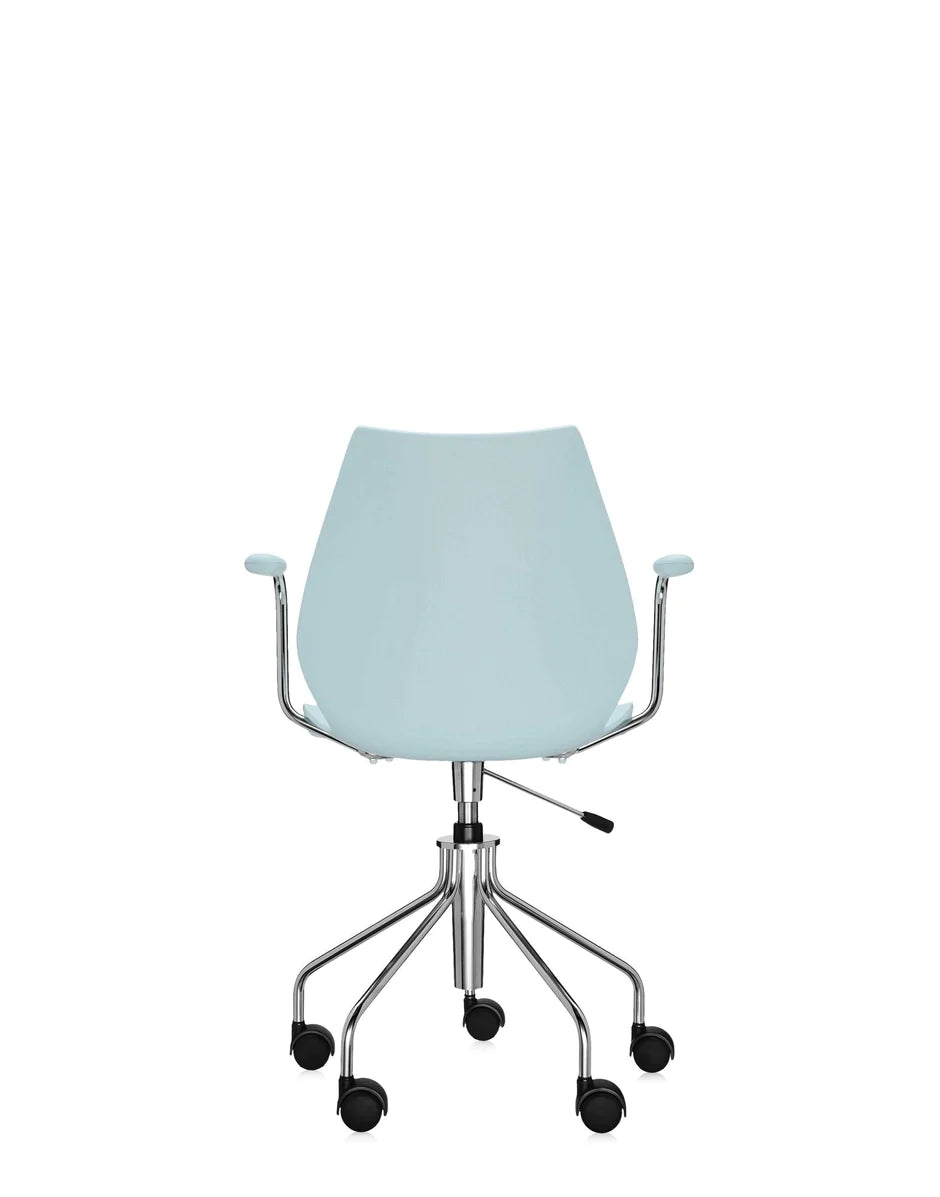 Fauteuil pivotant Kartell Maui, bleu clair