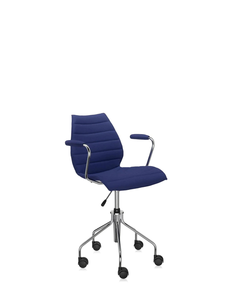 Fauteuil Kartell Maui Soft Trevira, bleu