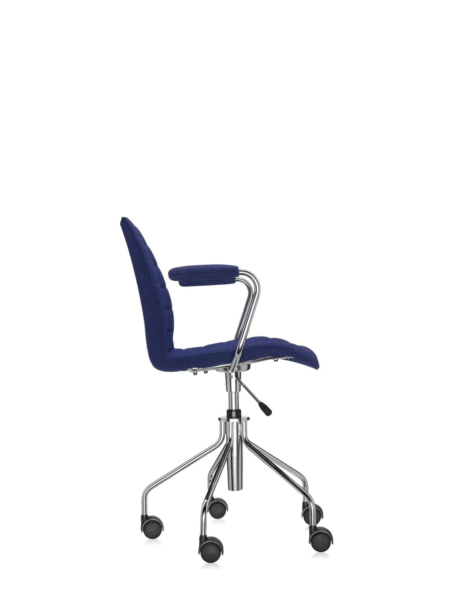 Fauteuil Kartell Maui Soft Trevira, bleu