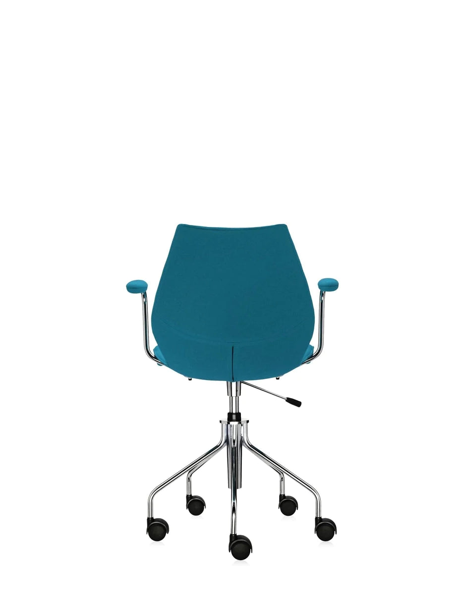 Fauteuil Kartell Maui Soft Trevira, bleu turquoise