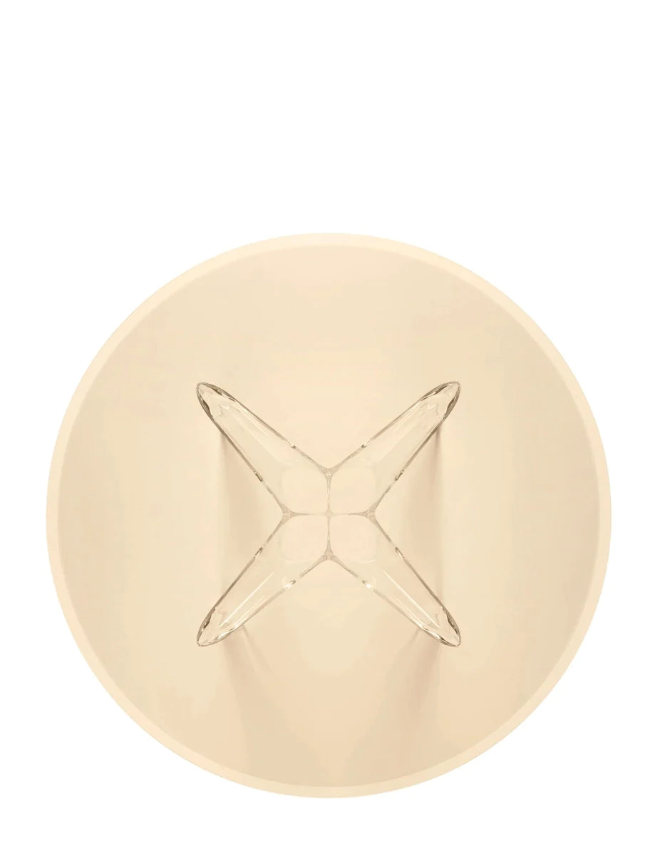 Kartell Sir Gio Table Round, Crystal/Bronze