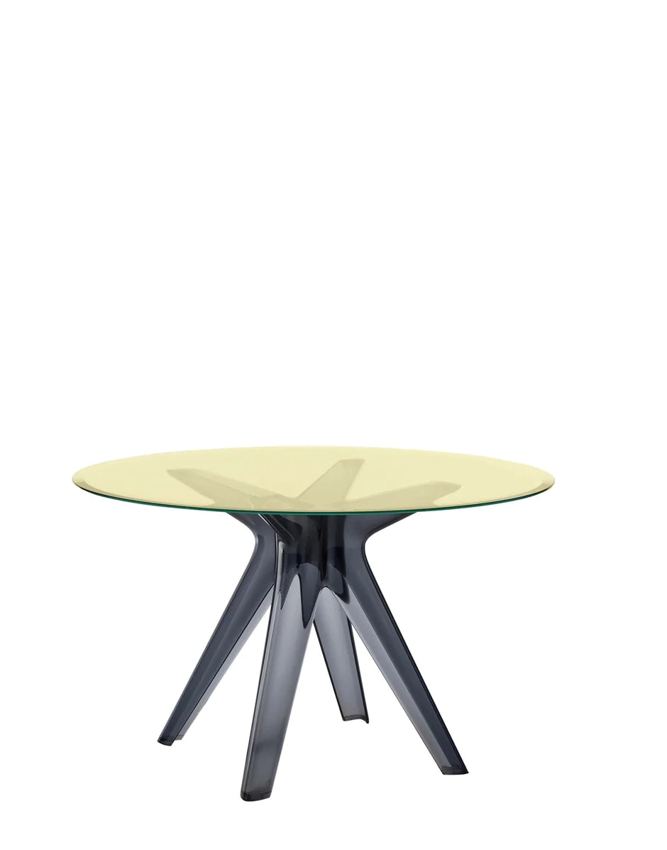 Kartell Sir Gio Table Round, Fume/Yellow