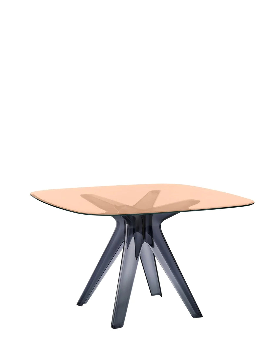 Kartell Sir Gio Table Square, humo/rosa