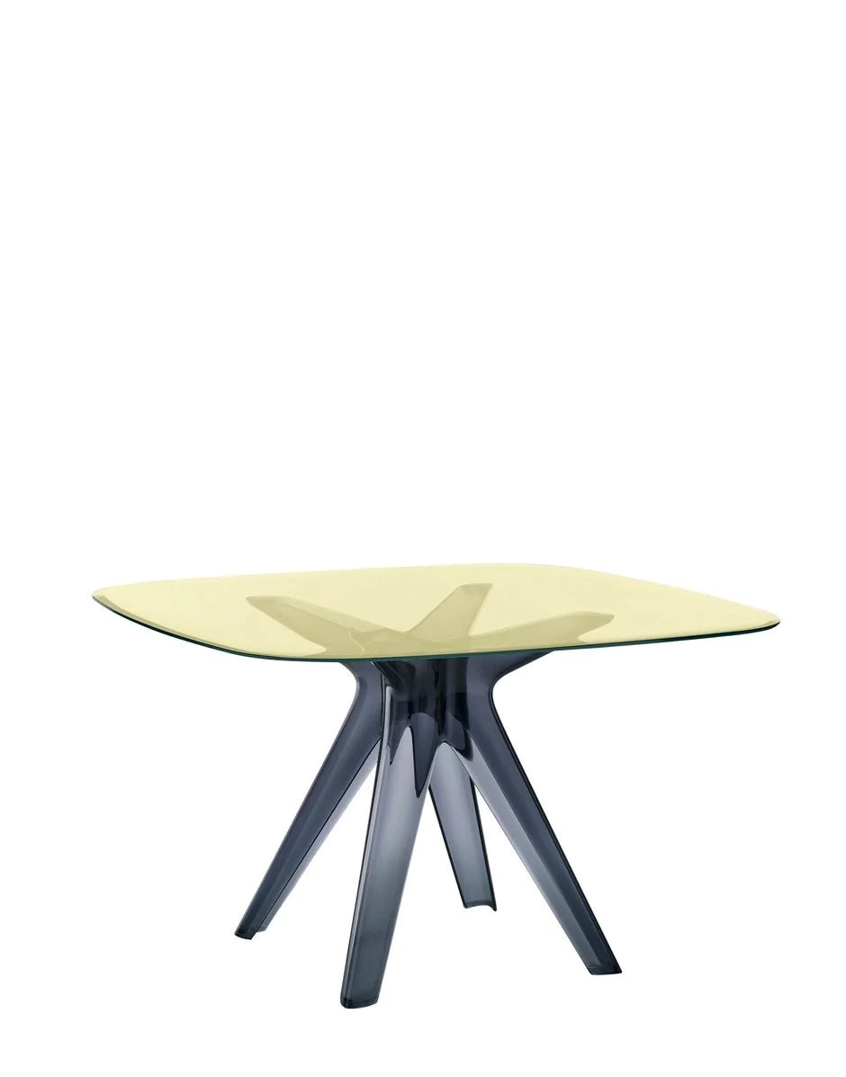 Kartell Sir Gio Table Square, røg/gul