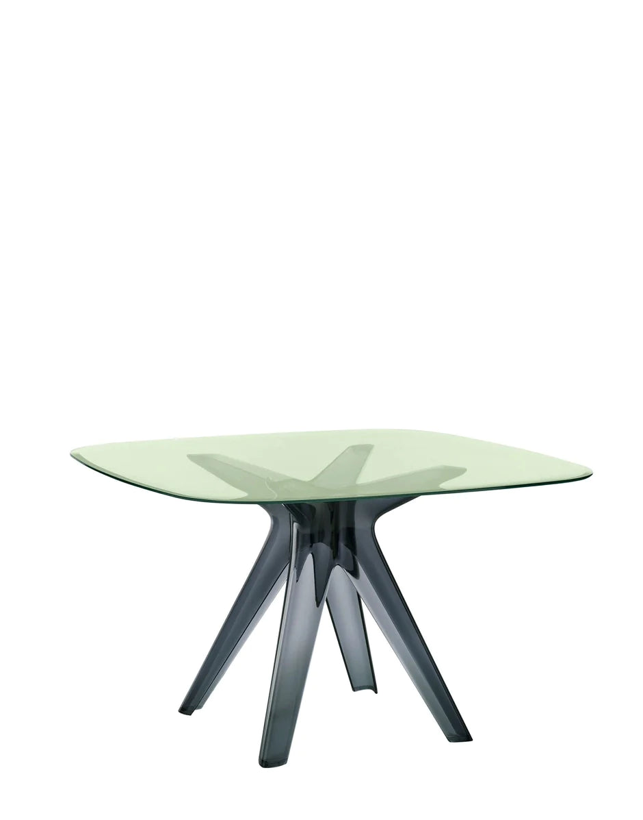 Kartell Sir Gio Table Square, røg/grøn