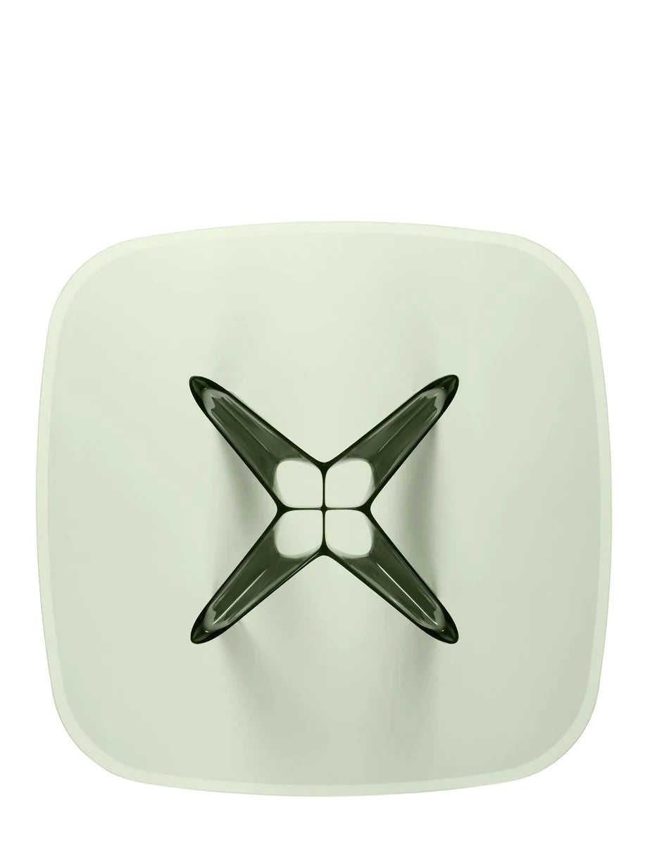 Kartell Sir Gio Table Square, humo/verde