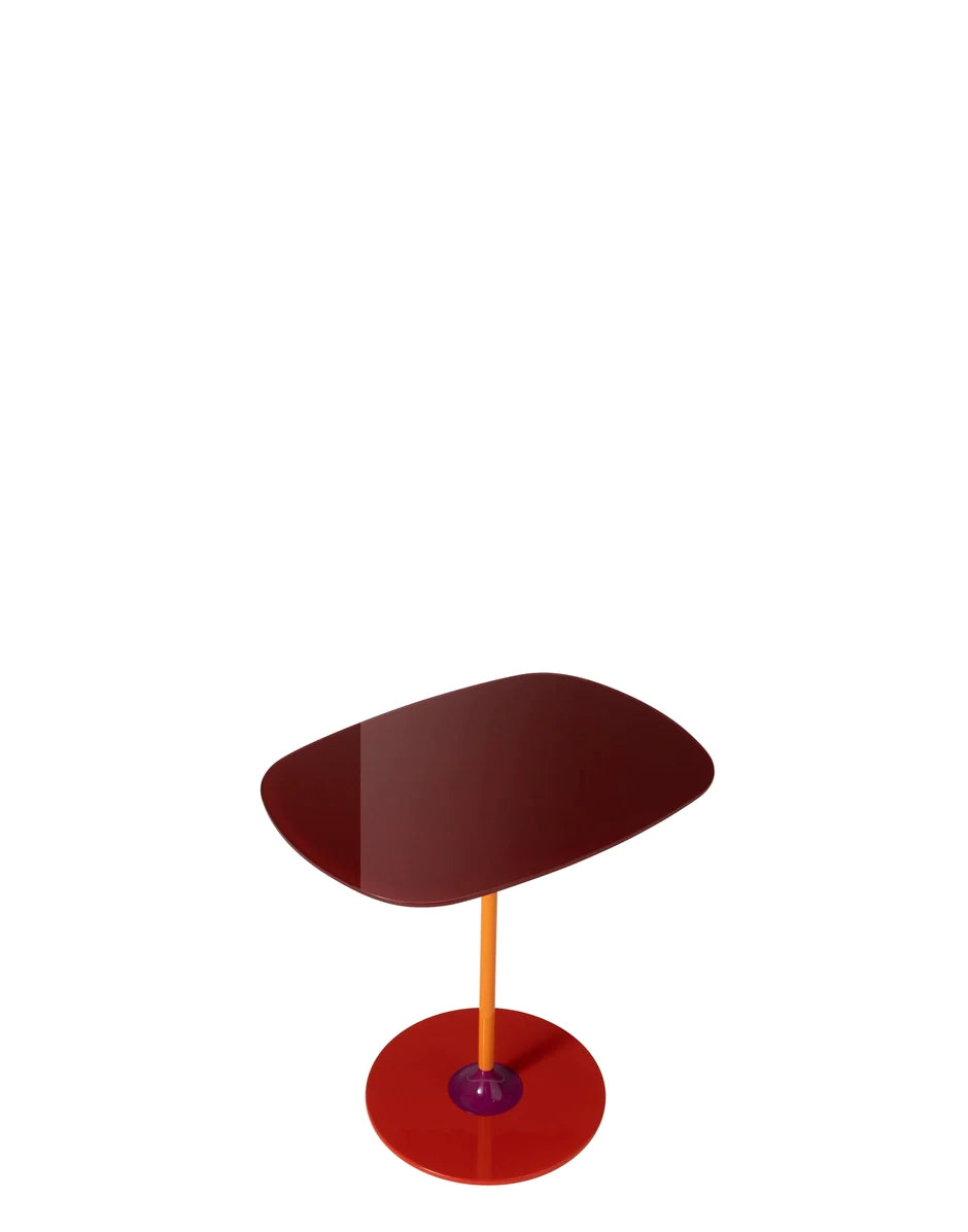 Kartell Thierry Side Table High, Bordeaux