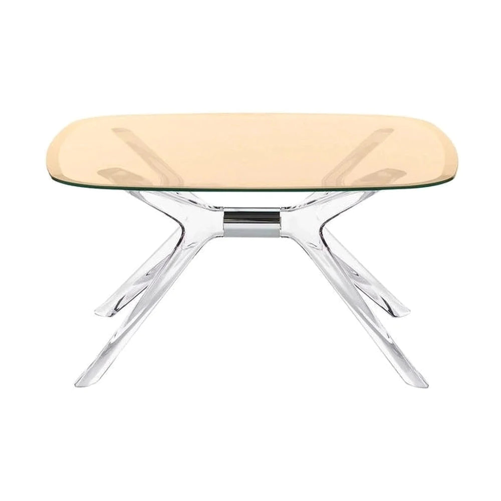 Kartell Blast Side Table Square, Chrome/Bronze