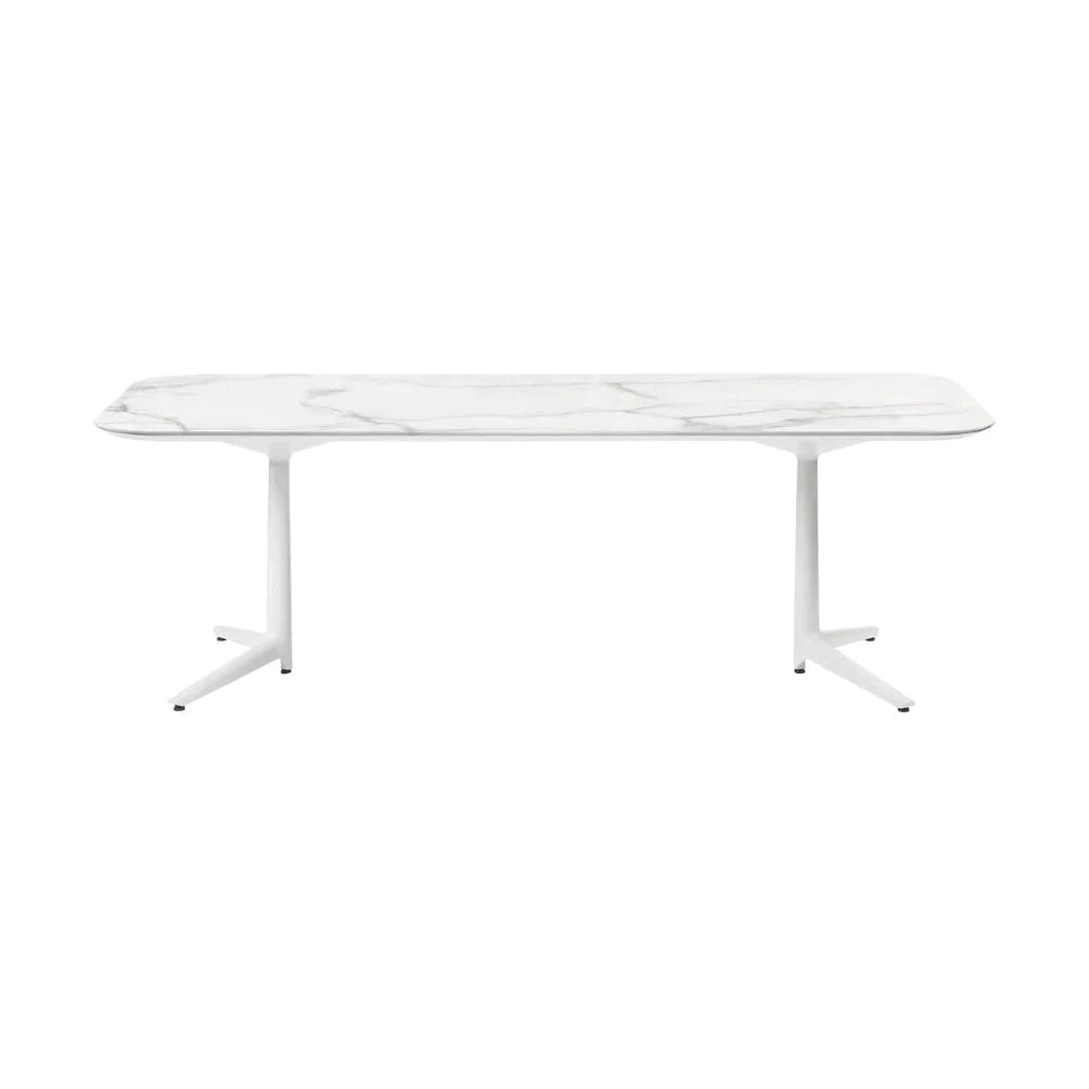 Kartell Multiplo Tabelle xl rechteckig 237x100 cm, weiß