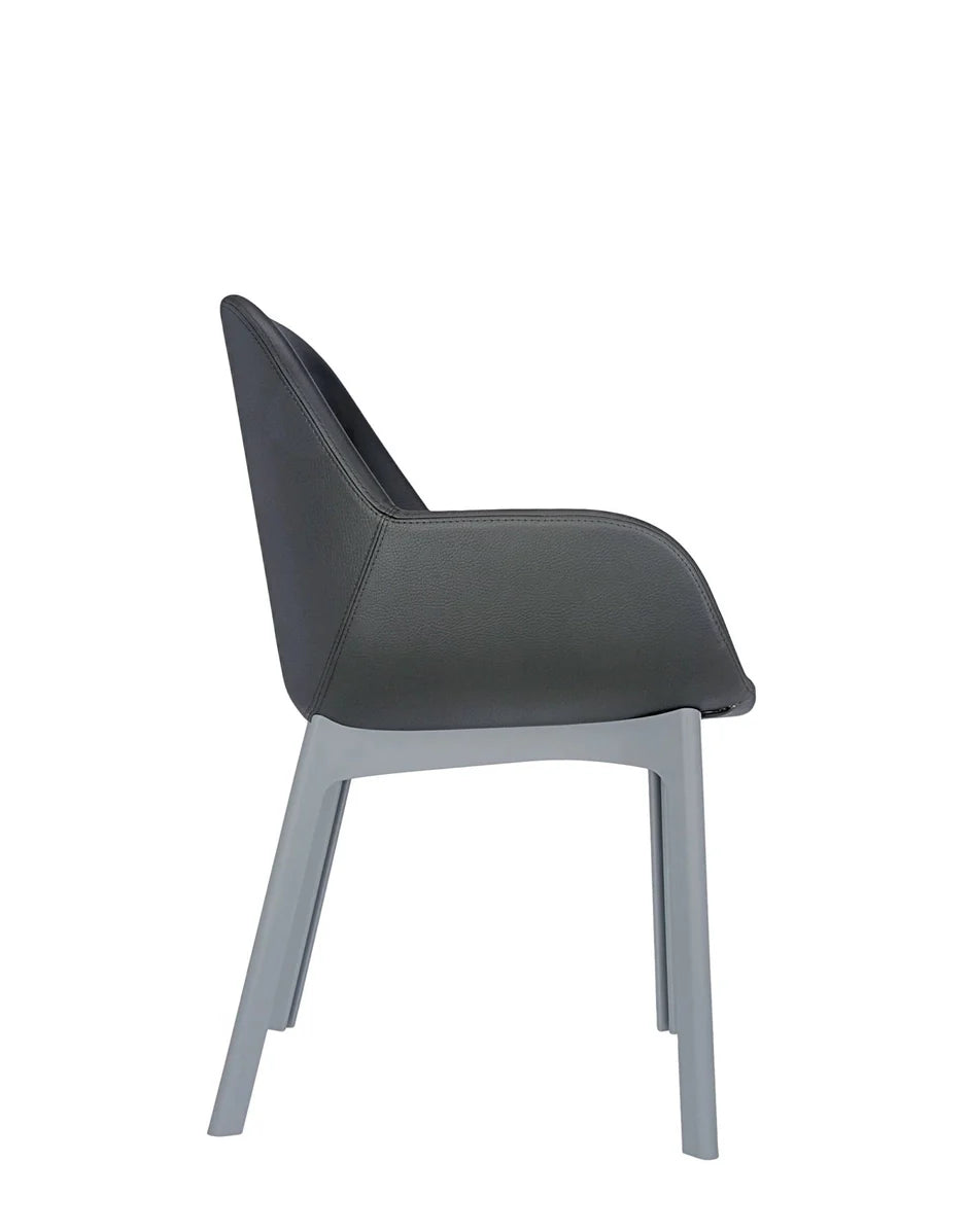 Kartell Clap Pvc Armchair, Grey/Dark Grey