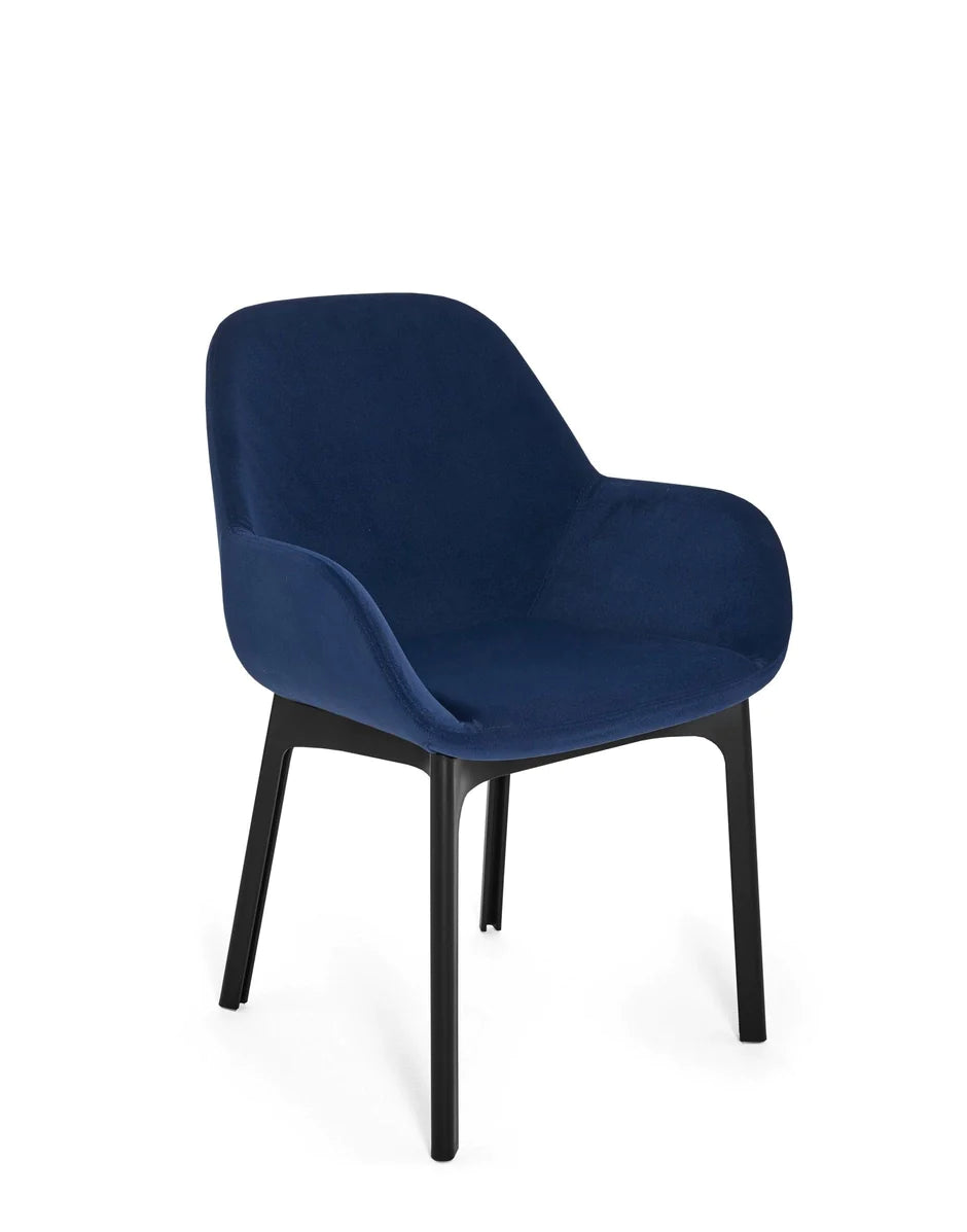 Kartell Clap Aquaclean Sessel, Schwarz/Blau