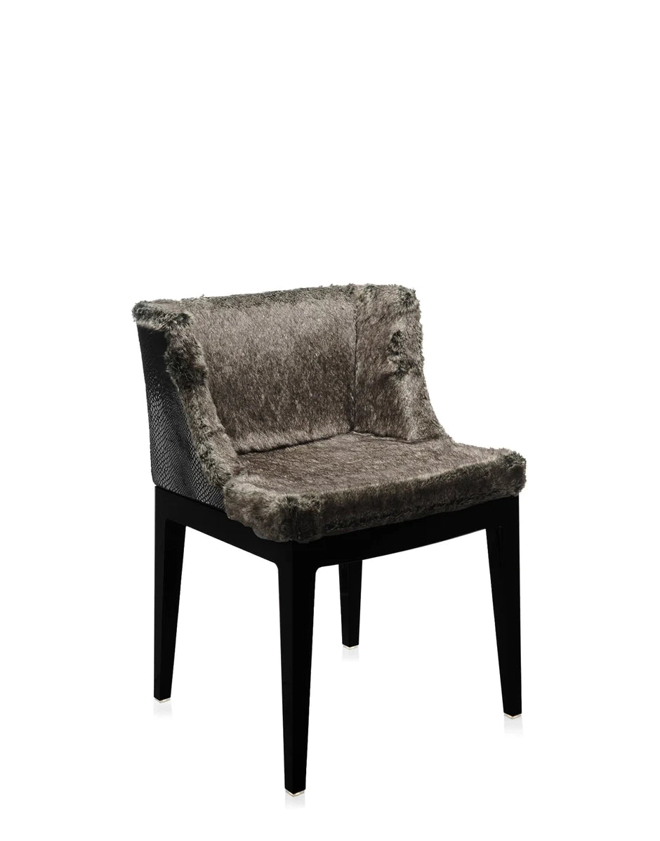 Kartell Mademoiselle Kravitz Sessel, schwarz/grau