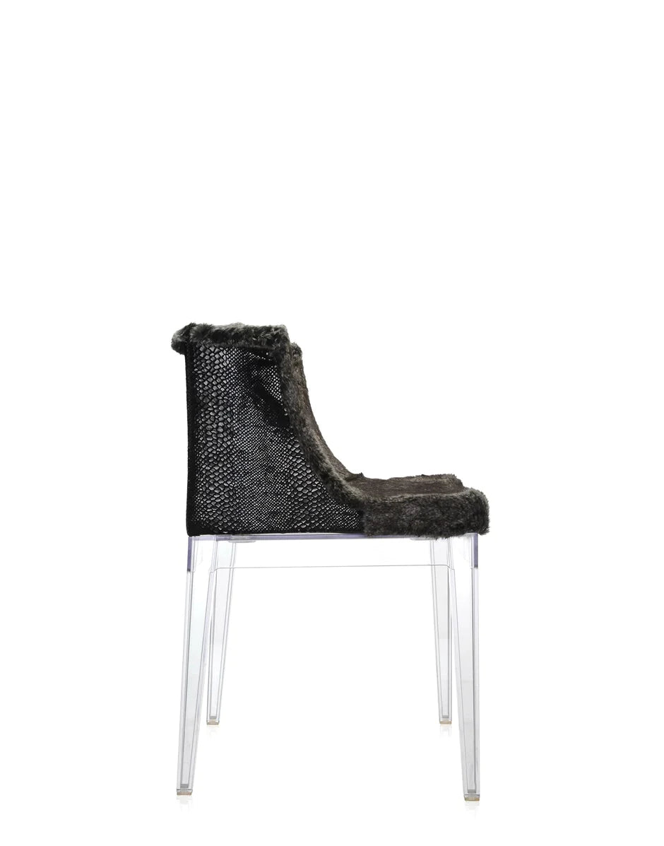 Fauteuil Kartell Mademoiselle Kravitz, transparent / gris