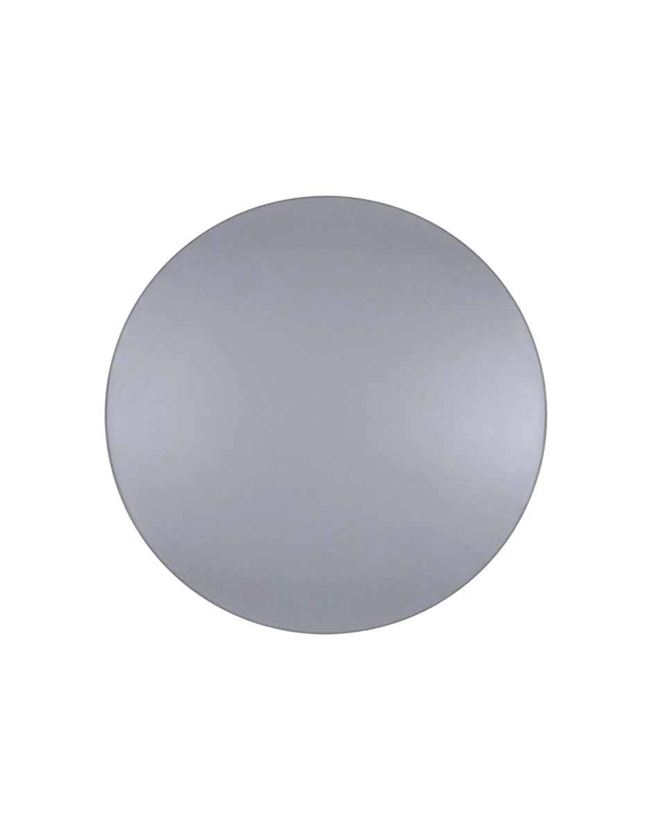 Table supérieure kartell rond extérieur avec base ronde ⌀60 cm, aluminium