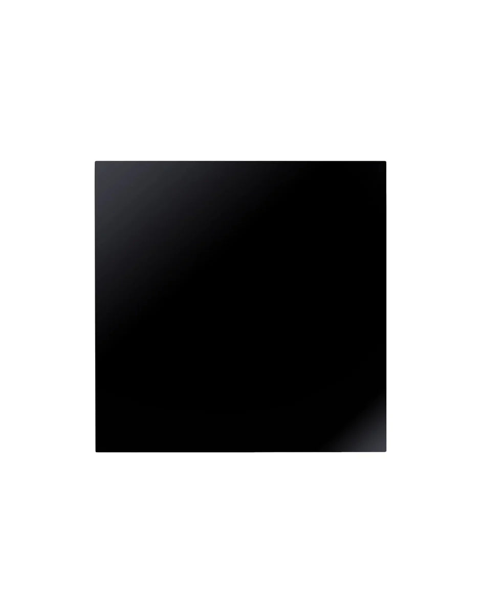 Kartell supérieur supérieur carré extérieur avec base ronde 60x60 cm, noir