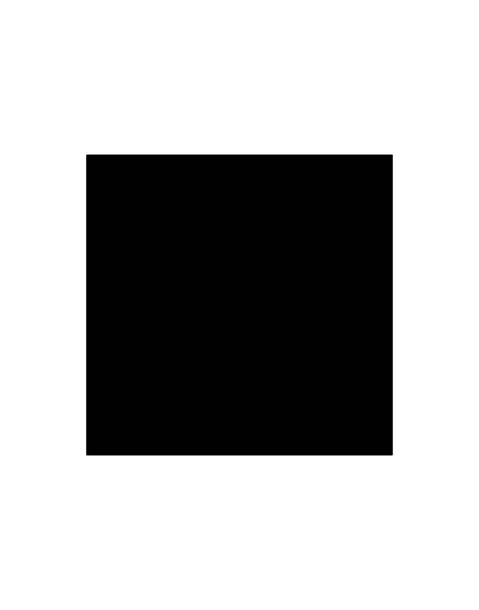 Kartell Top Top Tope cuadrada al aire libre con base cuadrada de 70x70 cm, negro