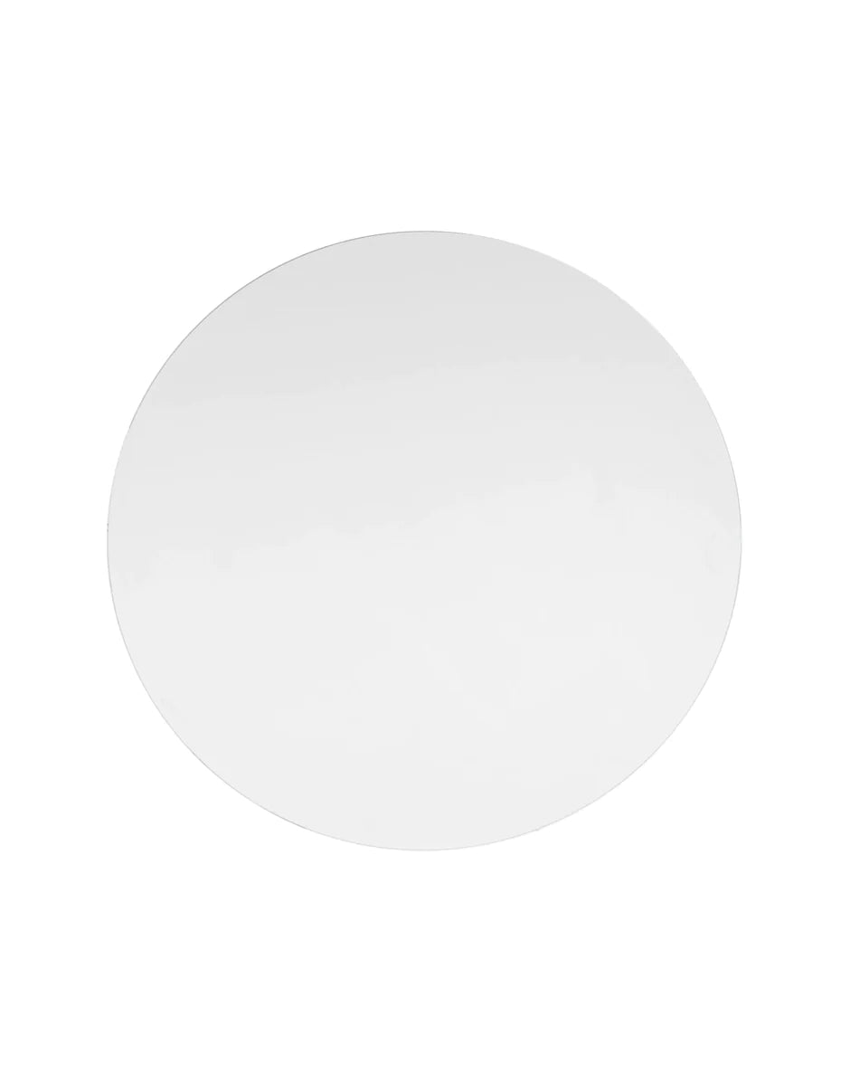 Table supérieure supérieure Kartell avec base carrée ⌀70 cm, blanc