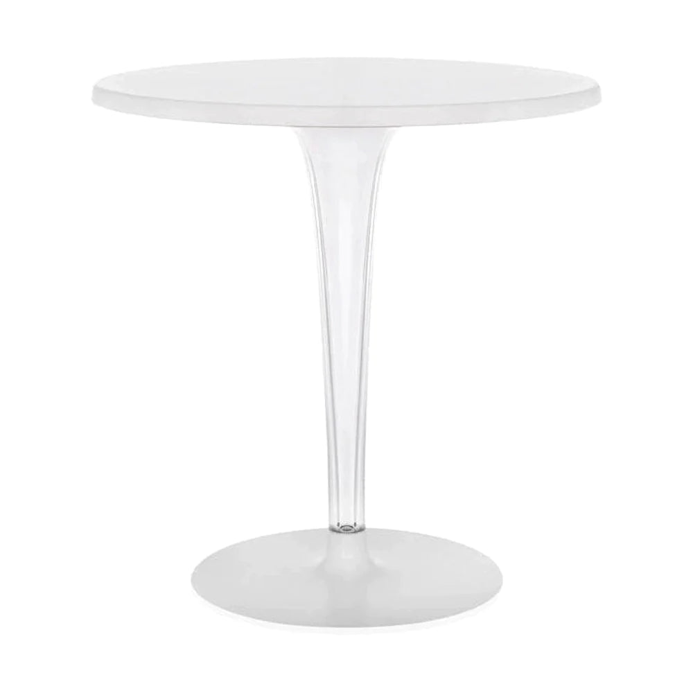 Kartell Top Top Table Per Dr. Yes Round With Round Base ⌀70 Cm, White