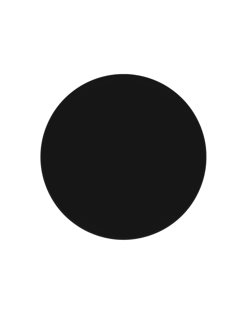 Table supérieure Kartell par Dr. Yes Round avec base carrée ⌀60 cm, noir