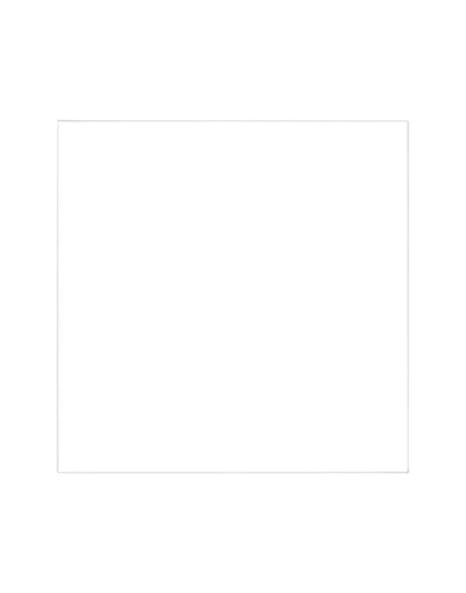 Mesa superior de Kartell Top por Dr. Yes cuadrado con base cuadrada 60x60 cm, blanco