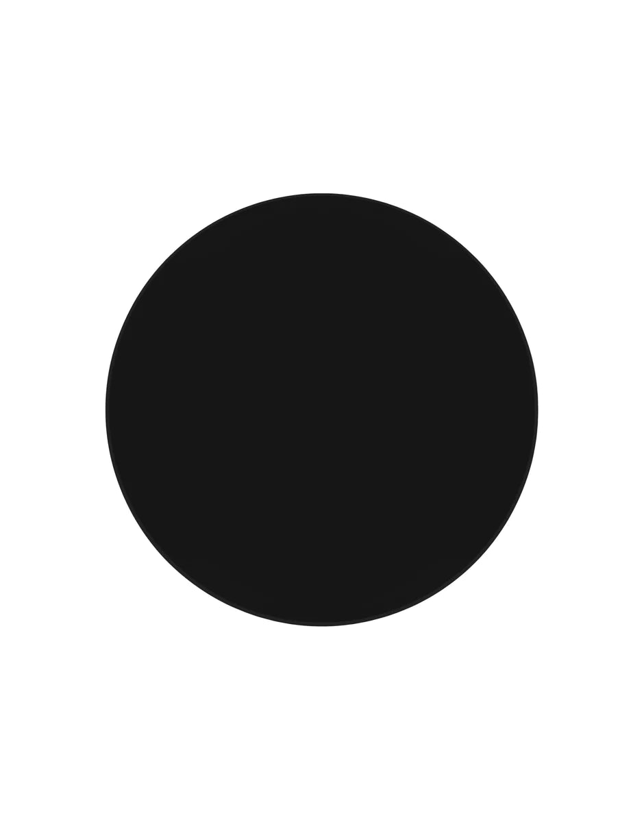 Mesa superior de Kartell Top por Dr. Sí Ronda con base cuadrada ⌀70 cm, negro