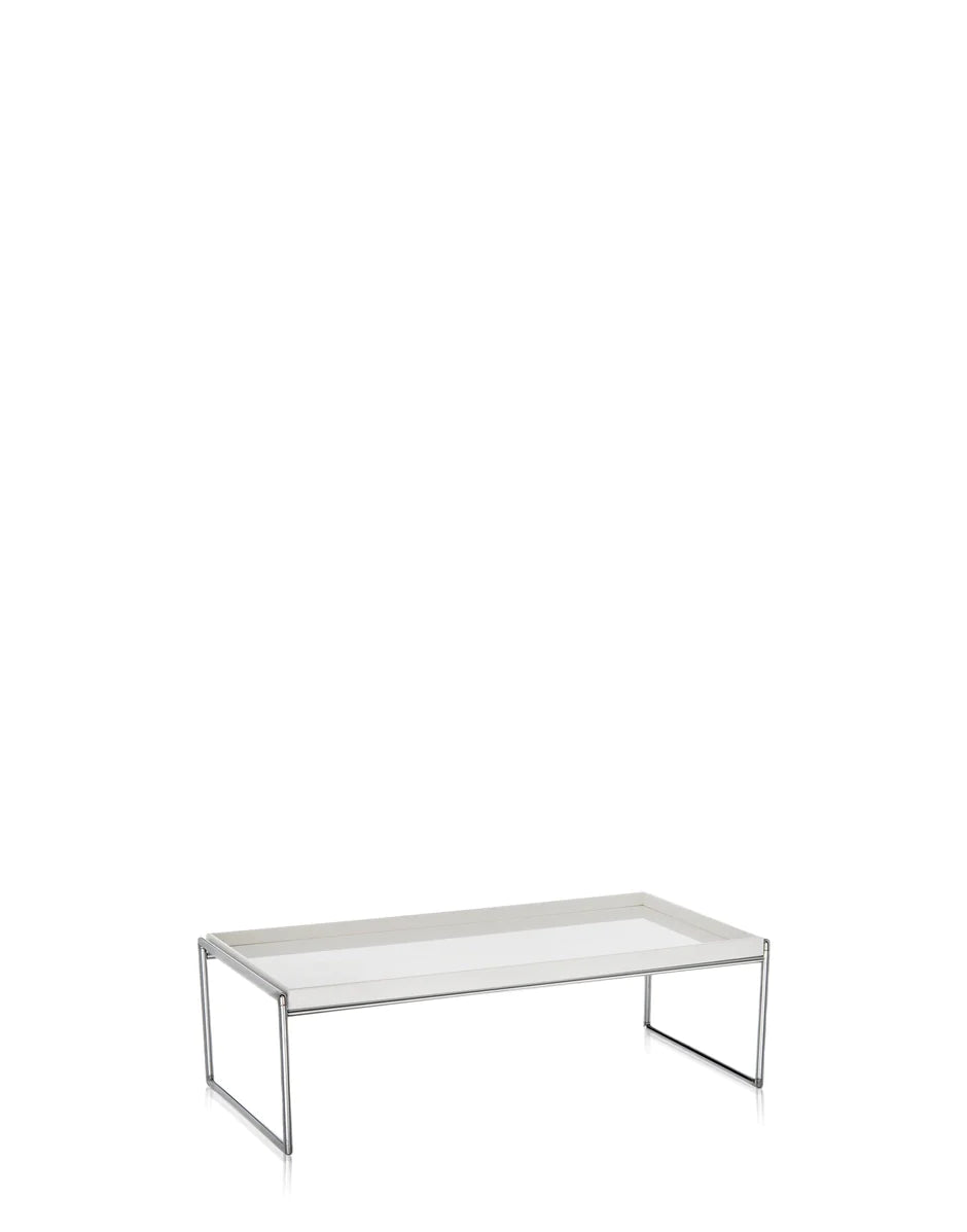 Tabla lateral de bandejas de Kartell 80x40 cm, blanco