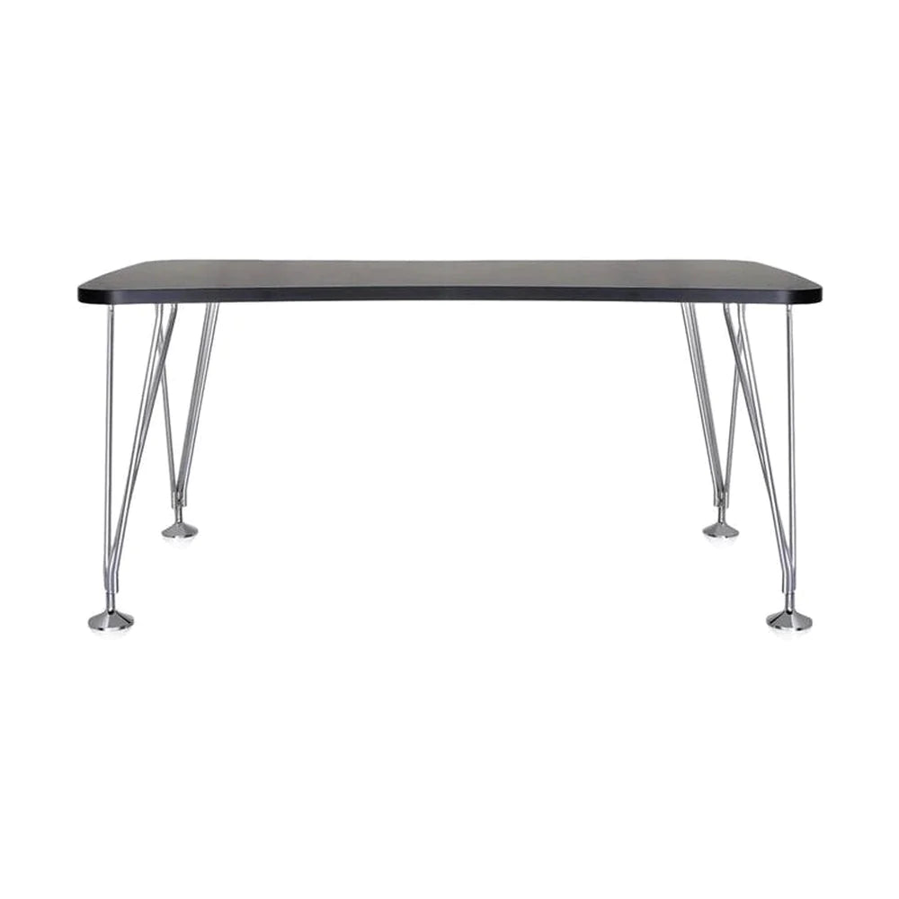 Kartell Max Desk 160x80 cm, ardoise / chrome