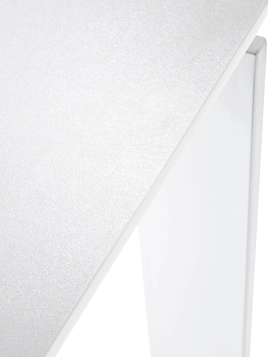 Kartell vier Schreibtisch 223x79 cm, weiß/weiß