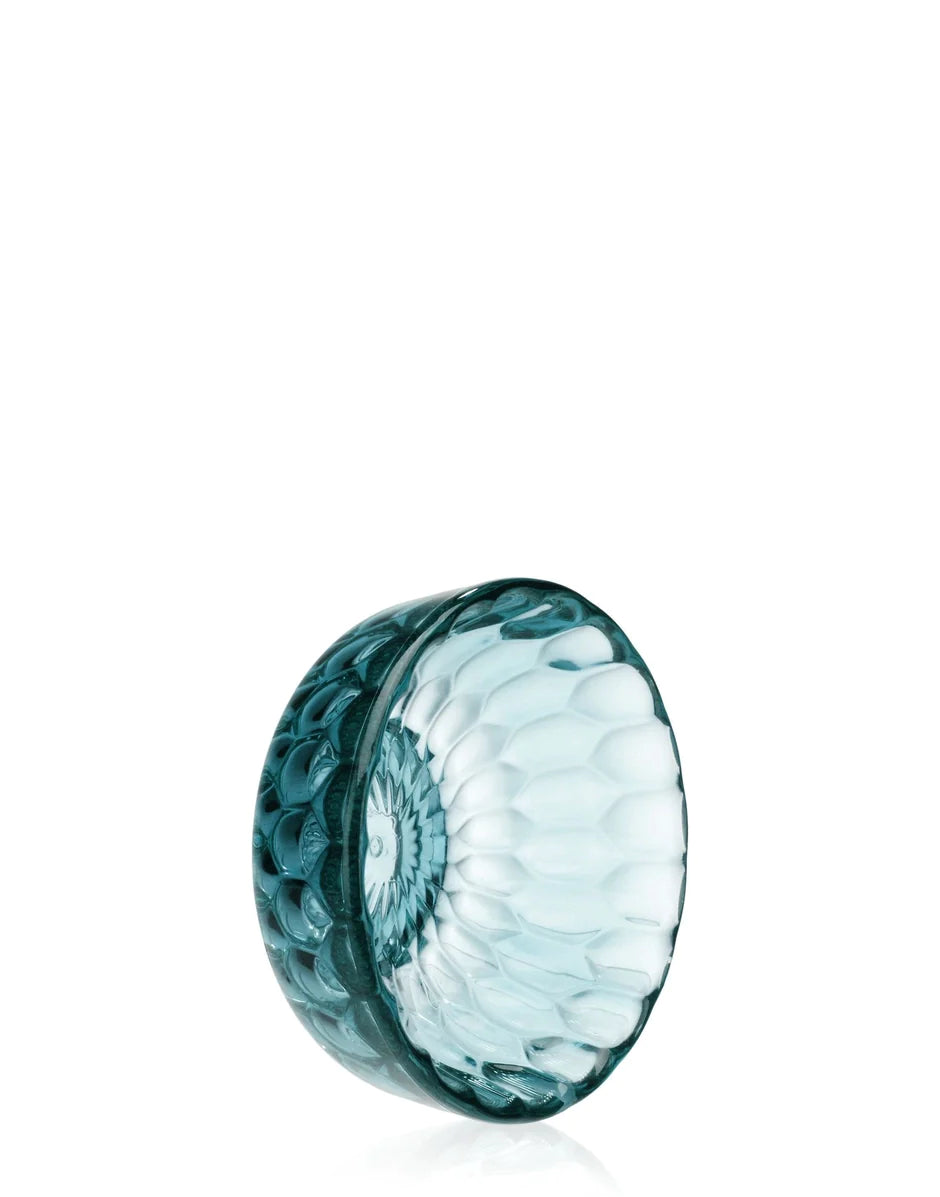 Kartell Jellies Juego de perchas de 4 abrigos pequeños, azul claro