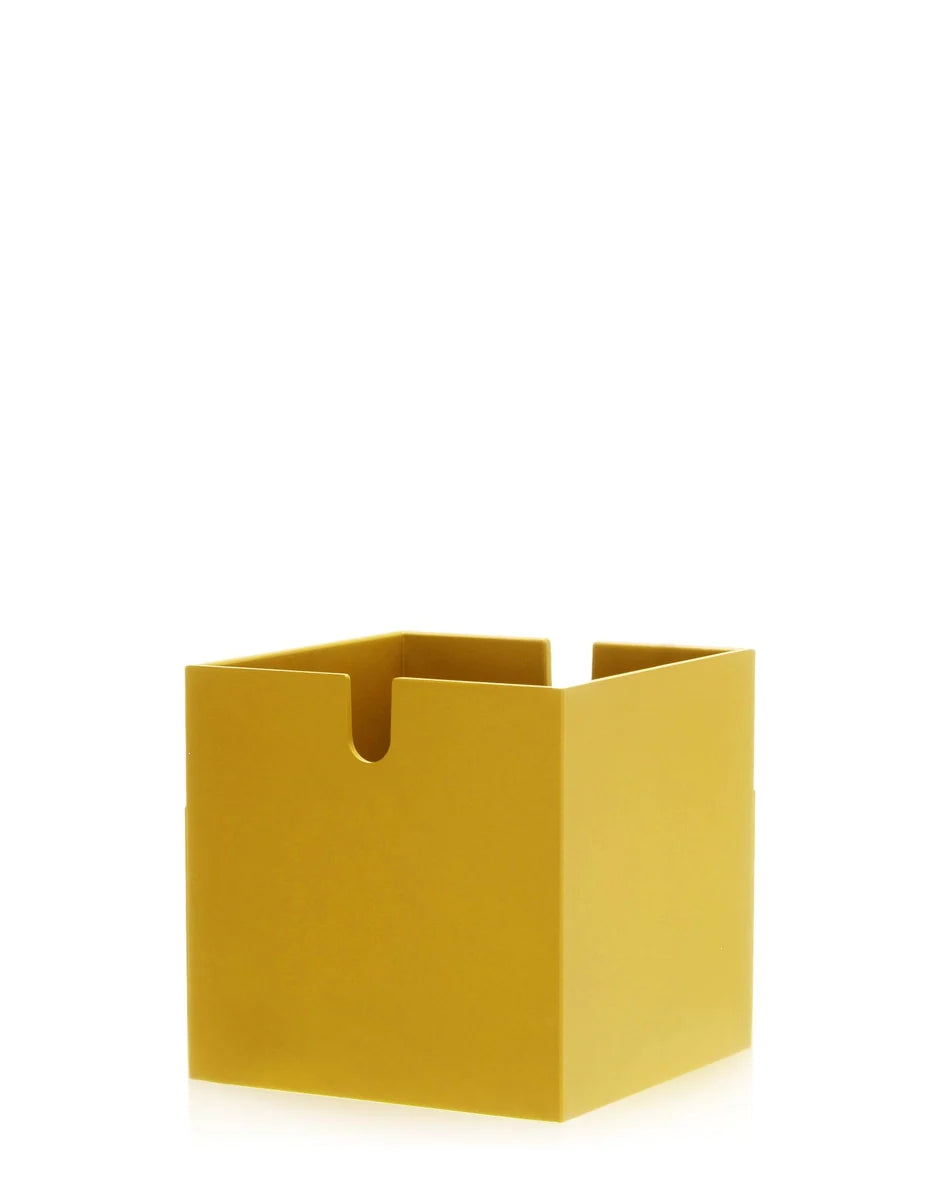 Kartell Polvara Cube para estantería, amarillo