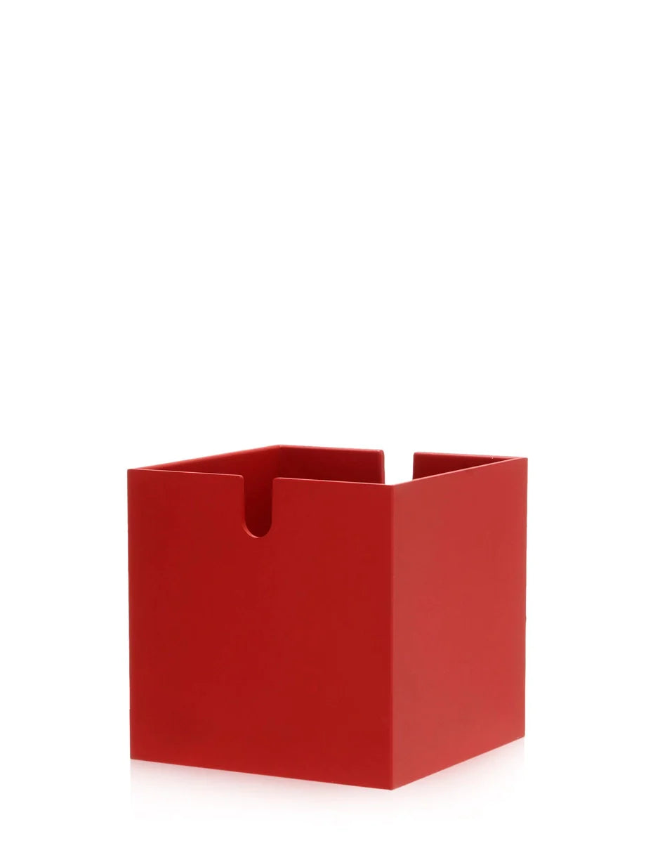 Kartell Polvara Cube für Bücherregal, rot