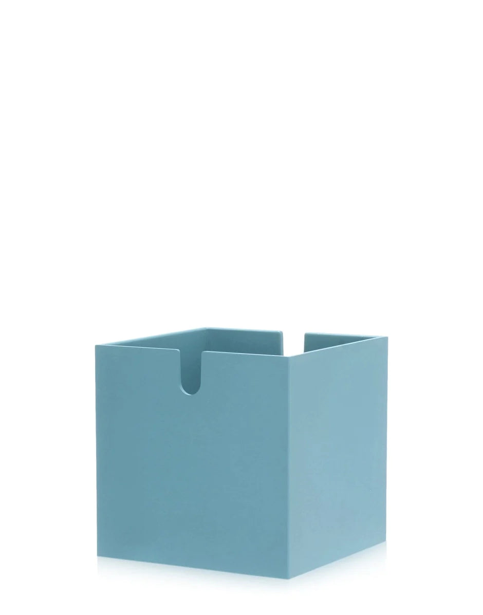 Kartell Polvara Cube For Bookcase, Light Blue