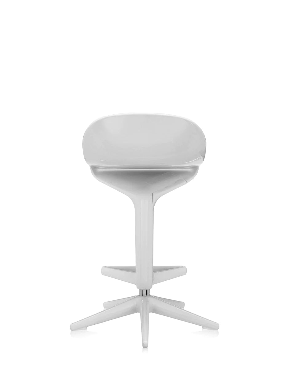 Taburete de cuchara de kartell, blanco