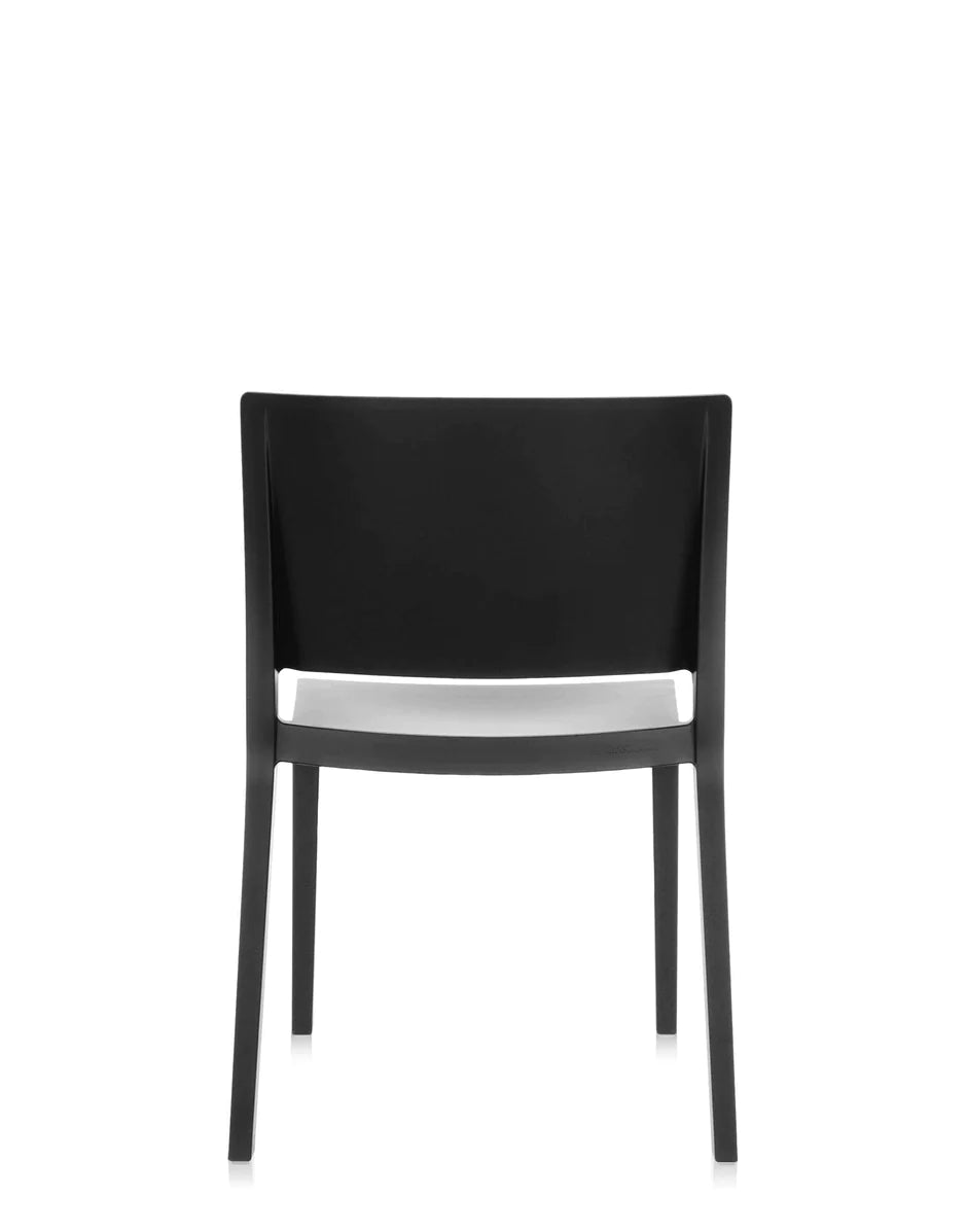 Kartell Lizz Matte Stuhl, schwarz