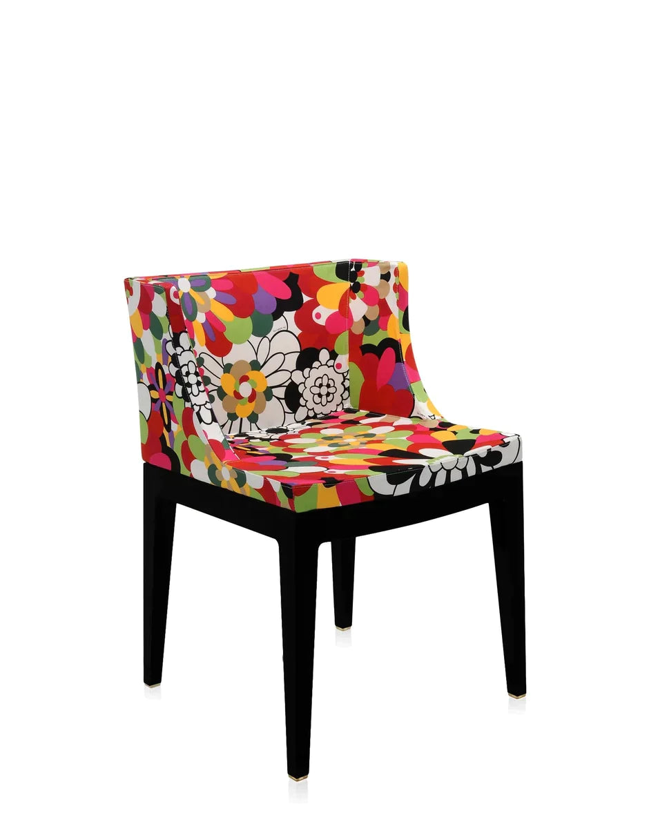 Kartell Mademoiselle à la Mode Sessel, schwarz/vevey rote Töne