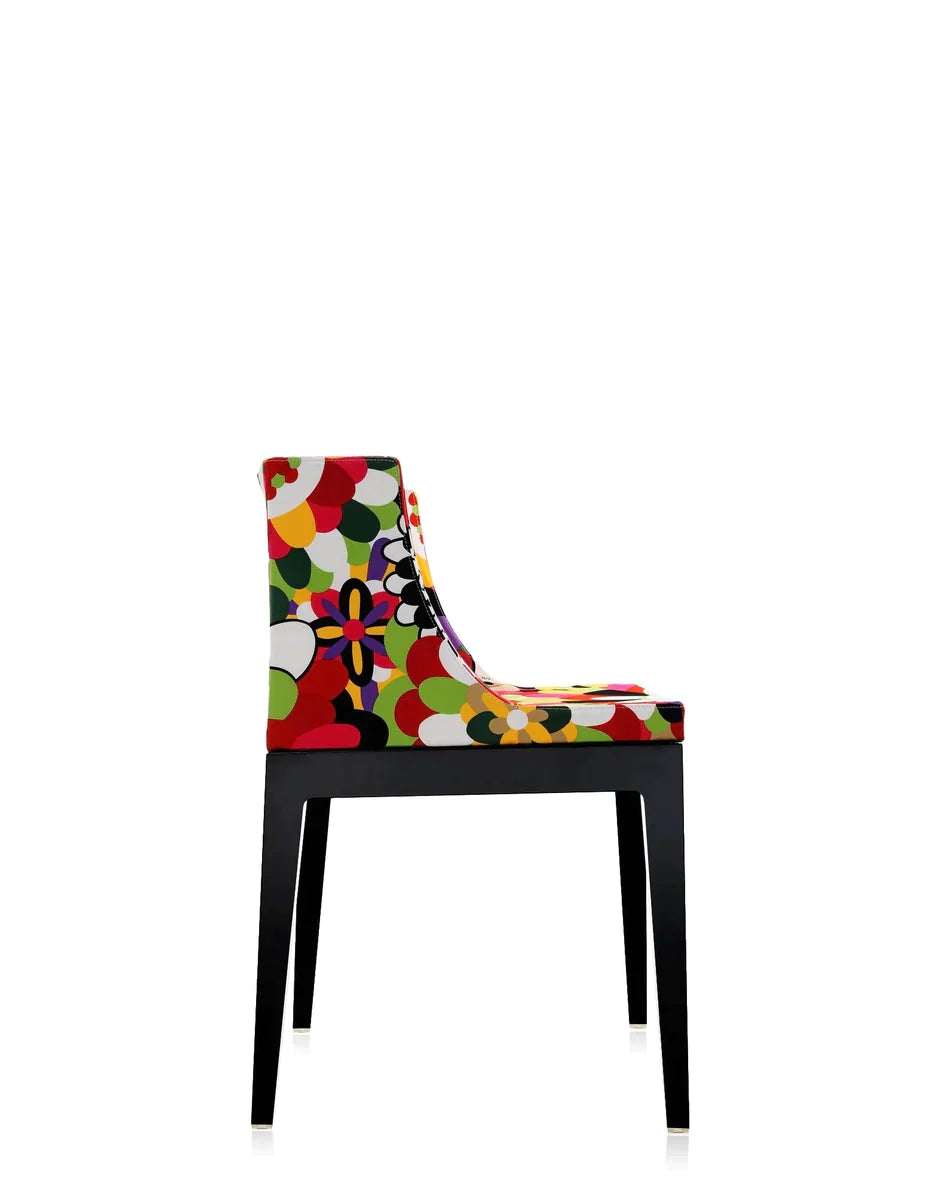 Kartell Mademoiselle à la mode fauteuil, tons rouges noirs / vevey