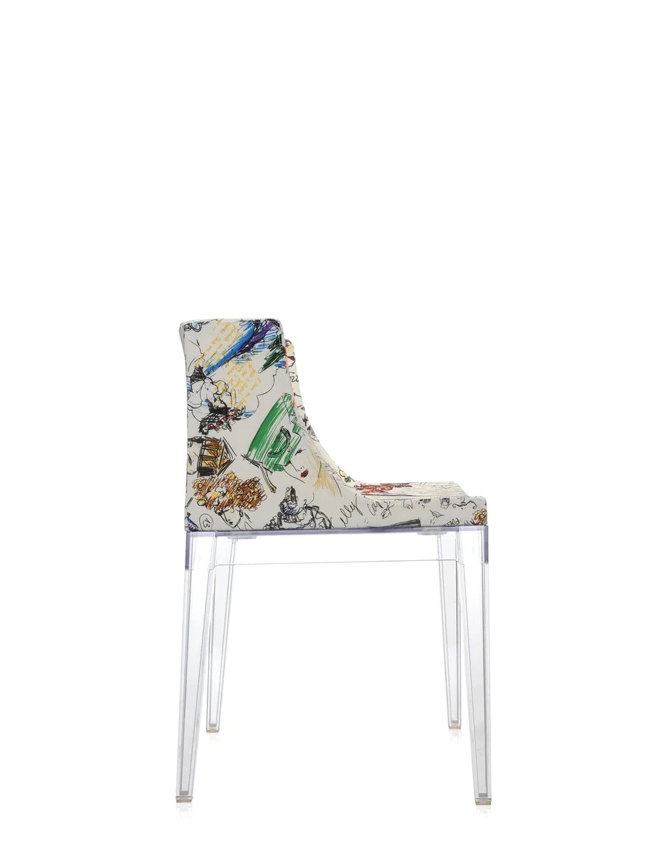 Kartell Mademoiselle à la Mode Sessel, transparent/Skizzen