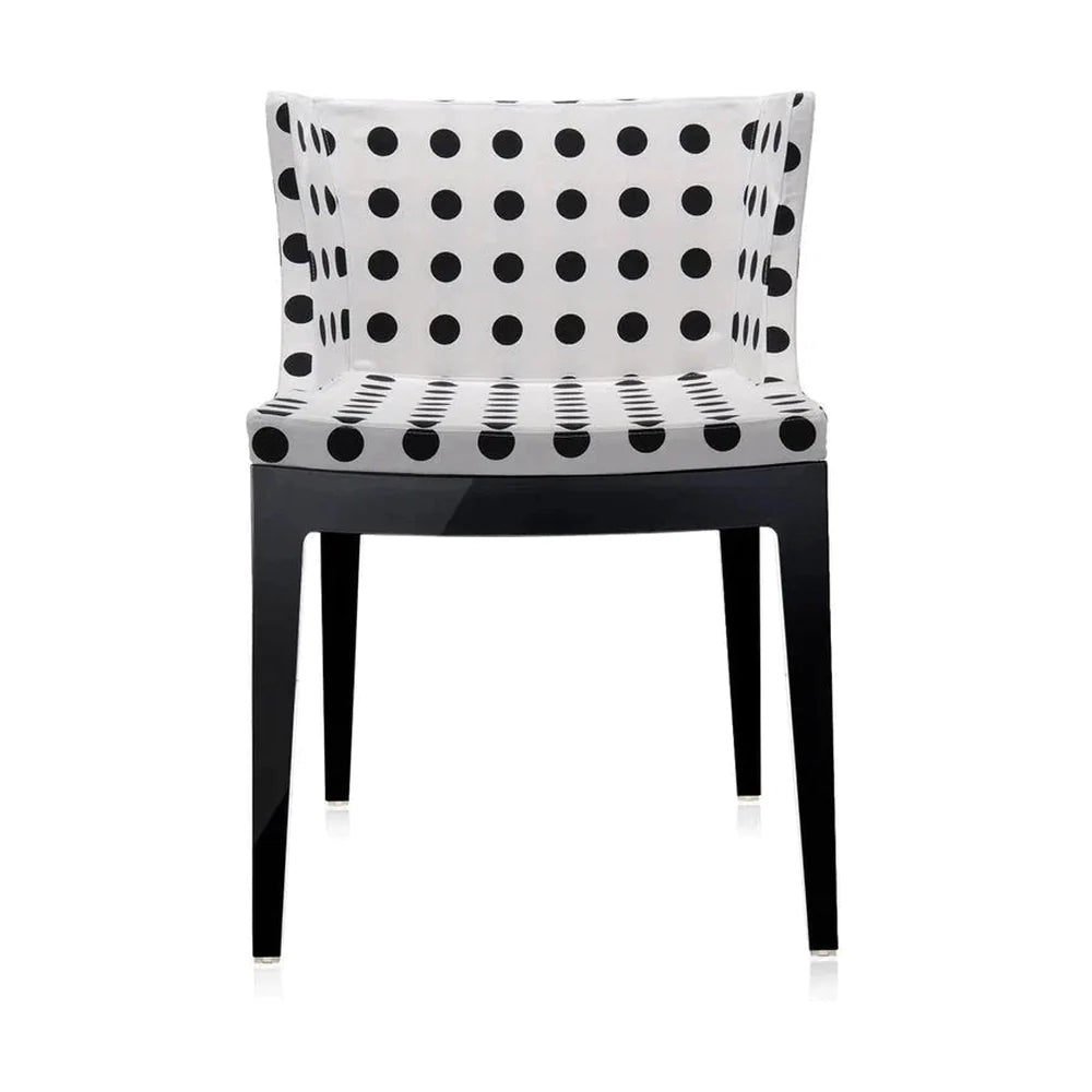 Kartell Mademoiselle à la mode fauteuil, motif noir / blanc